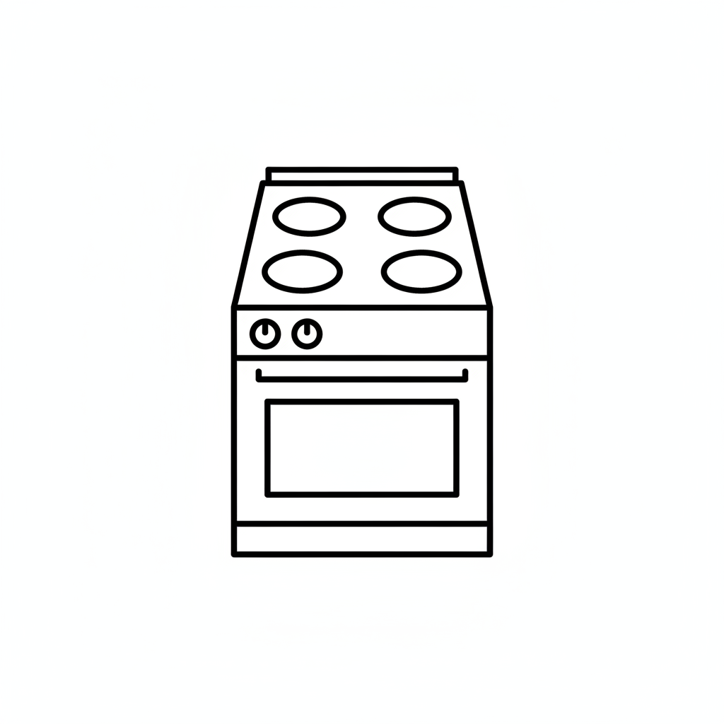 Stove repair icon
